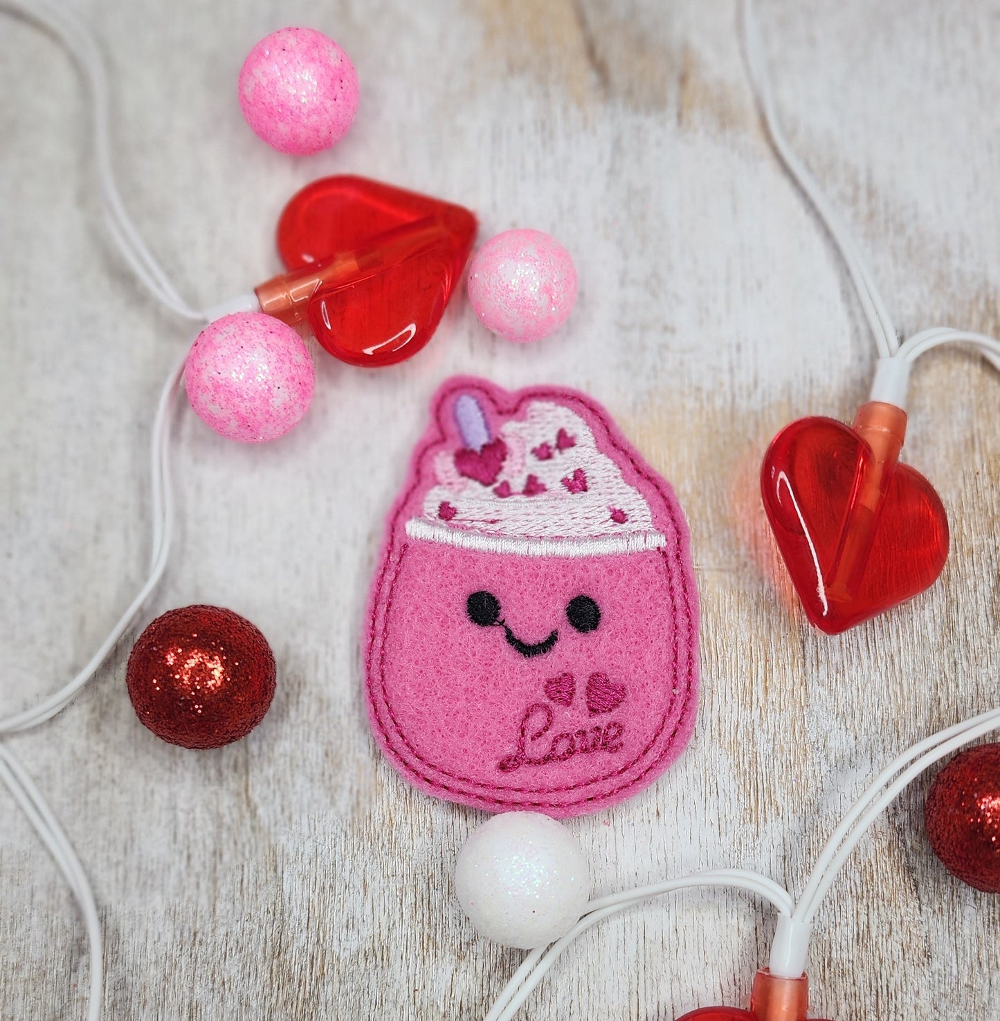Squishy Vday Smoothie Embroidery Design