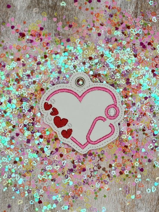 Valentine Stethoscope Key Chain