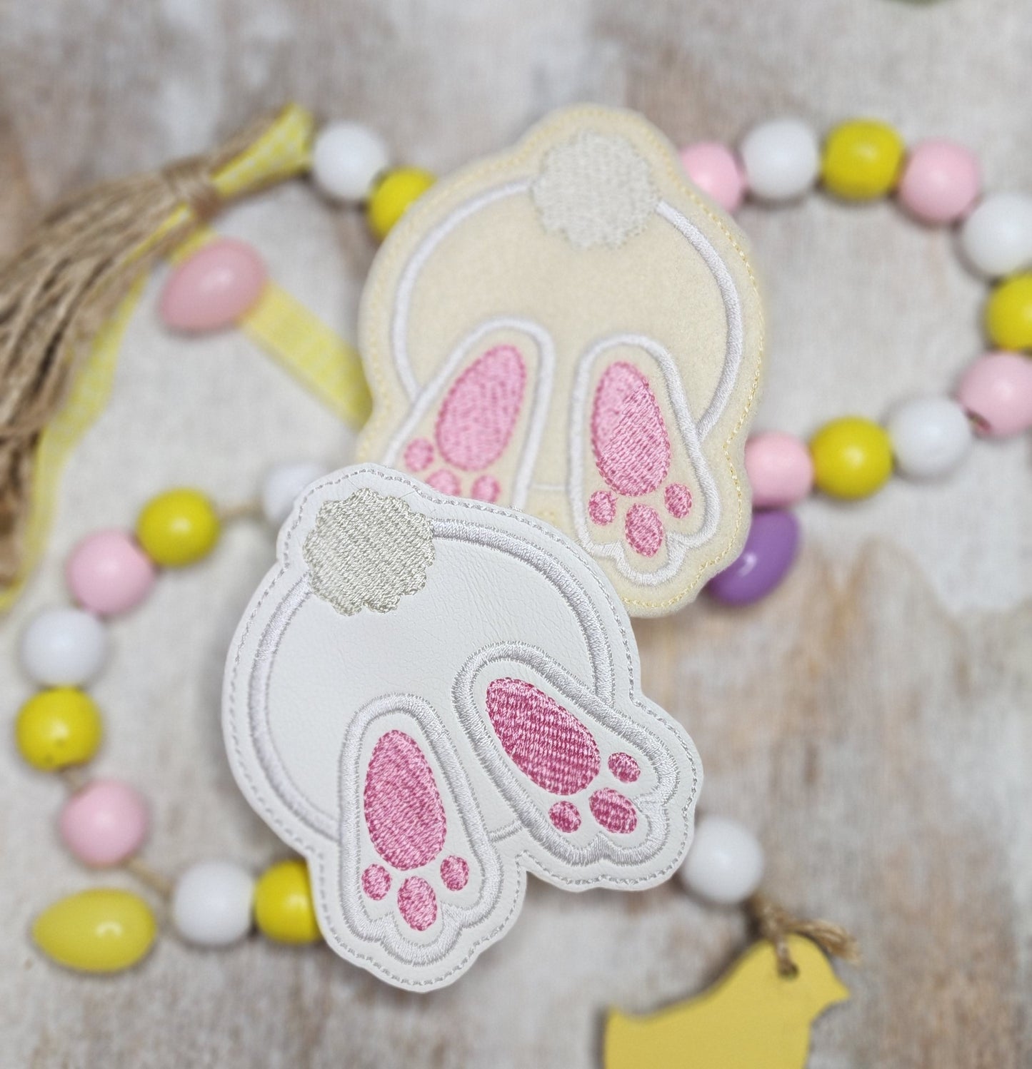 Bunny Butt Headband Slider Embroidery Design