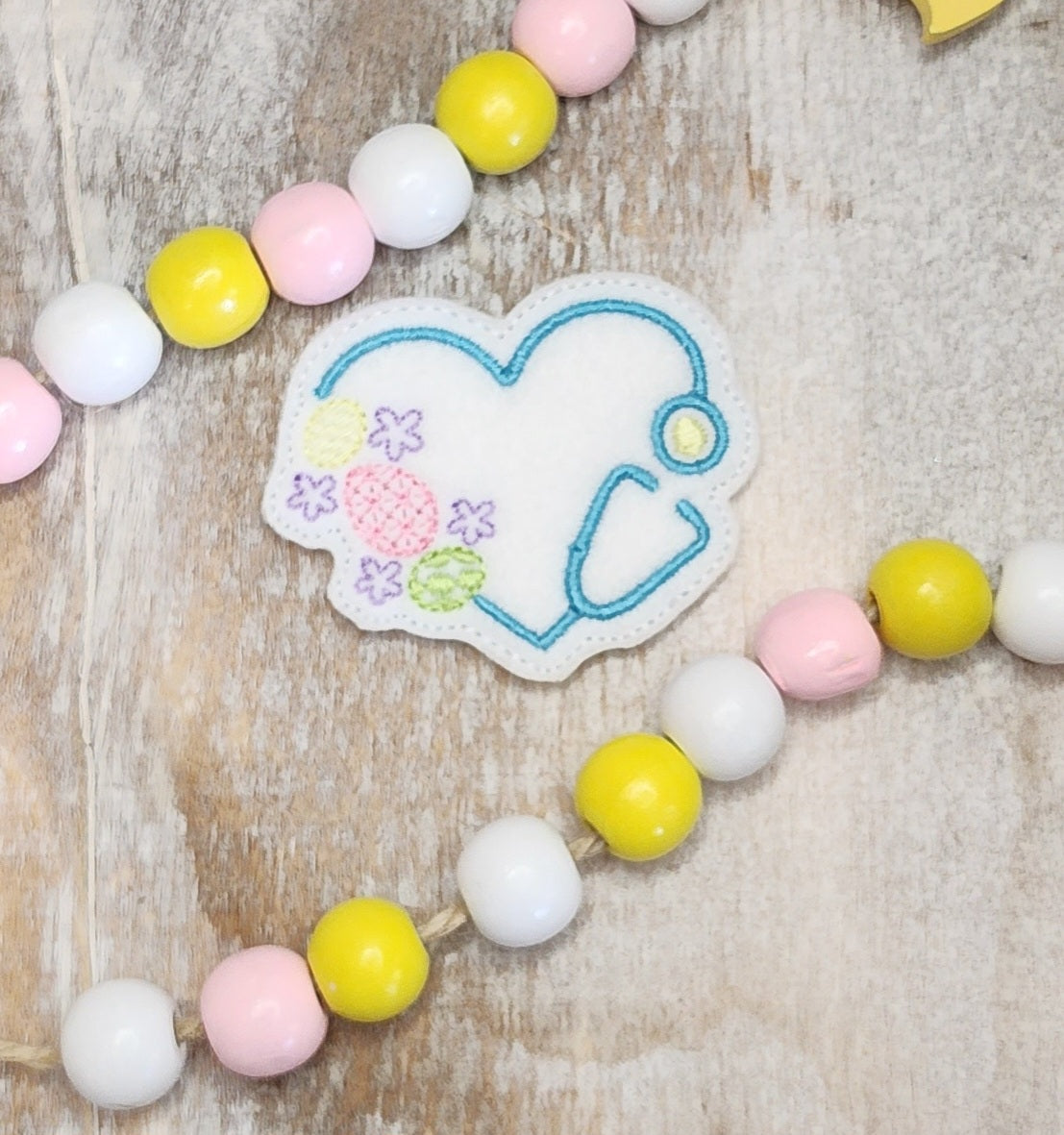 Easter Stethoscope Embroidery Design