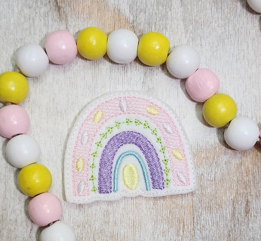 Easter Egg Rainbow Embroidery Design