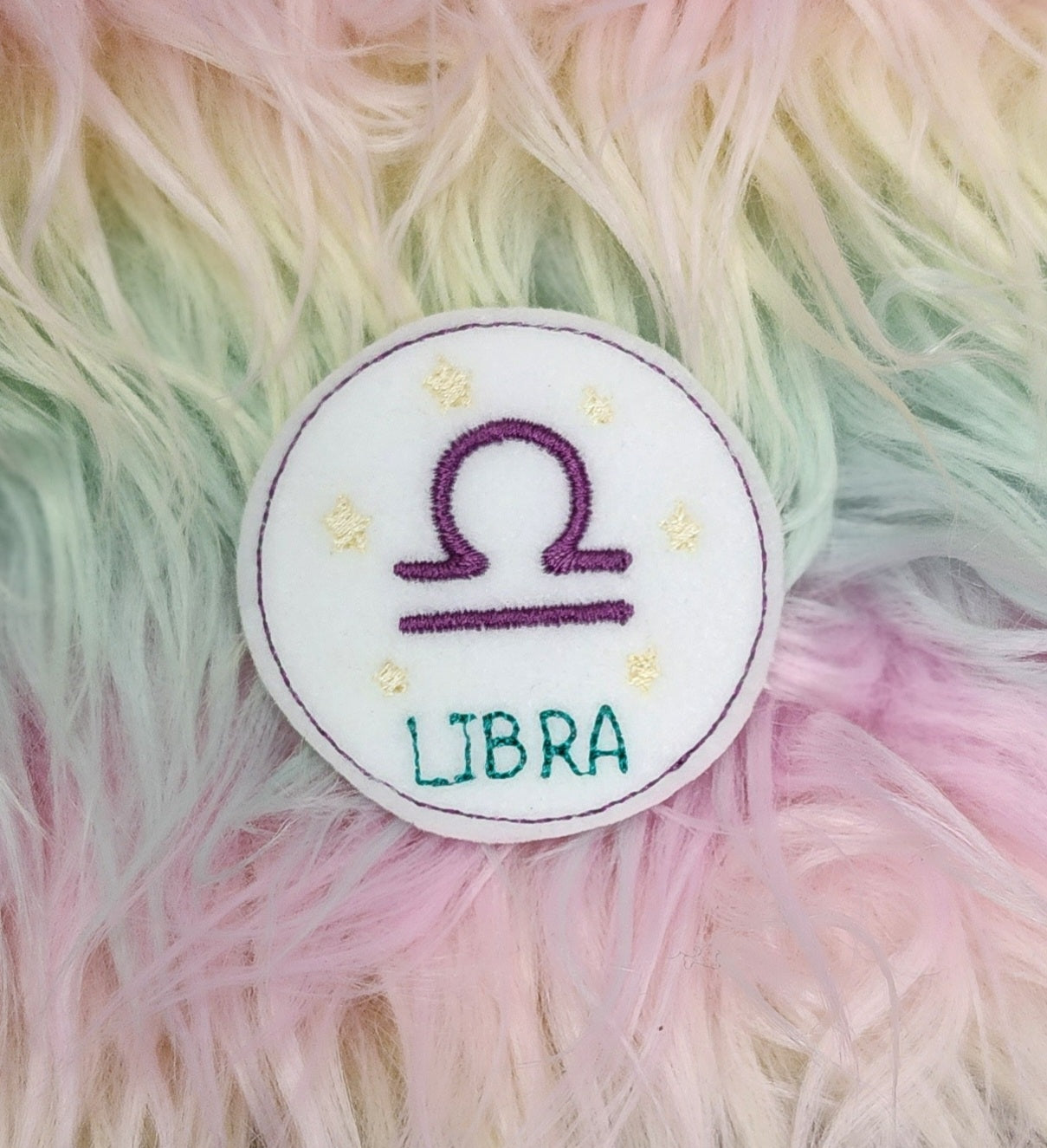 Libra Embroidery Design