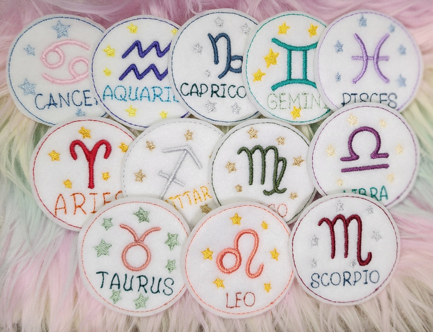 Zodiac Set Embroidery Design