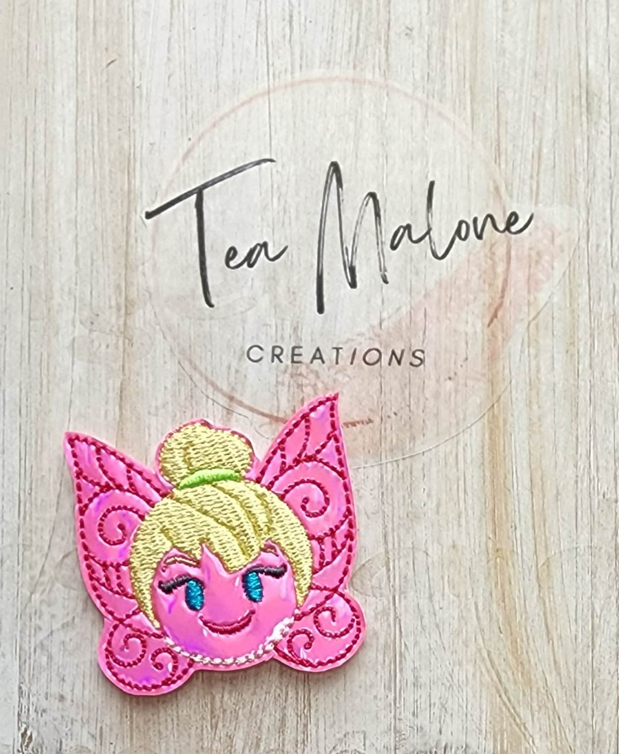 Neon Fairy Embroidery Design