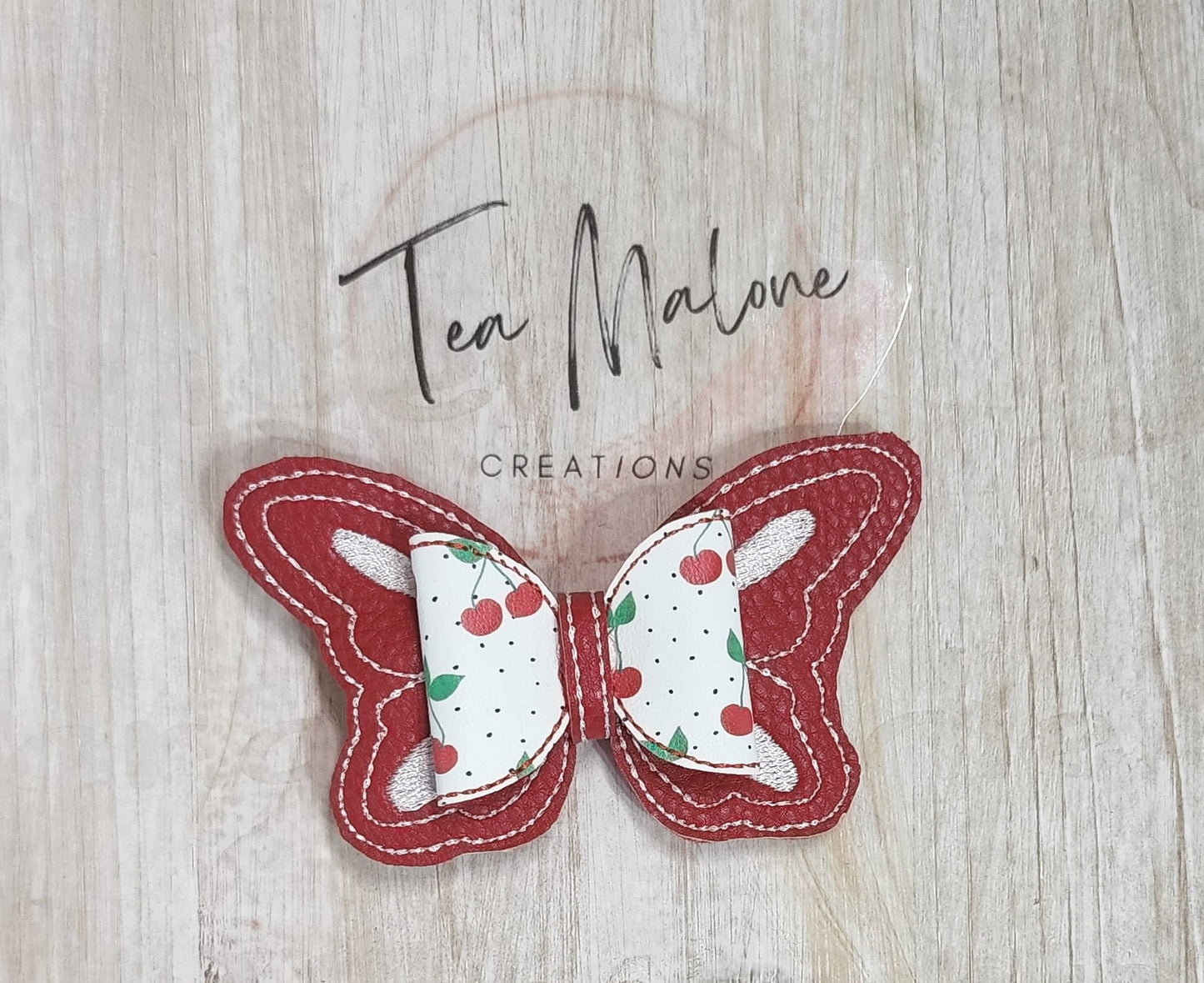 Cherries Butterfly Bow