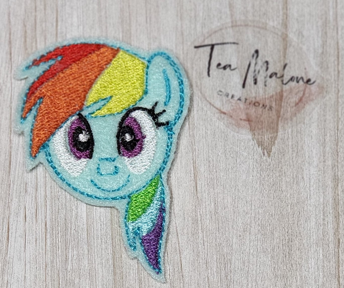 Rainbow Pony Feltie